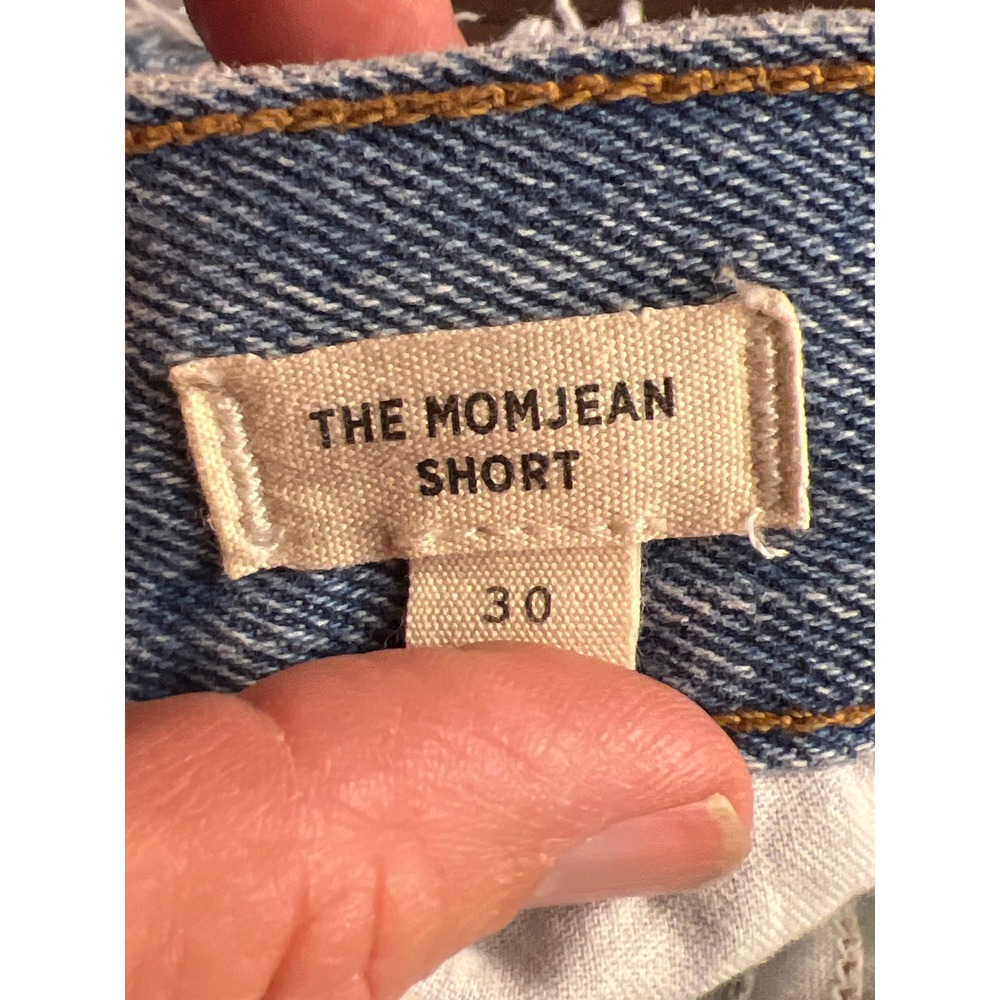 Madewell Light Blue Distressed Denim Jean Shorts - Picture 8 of 8